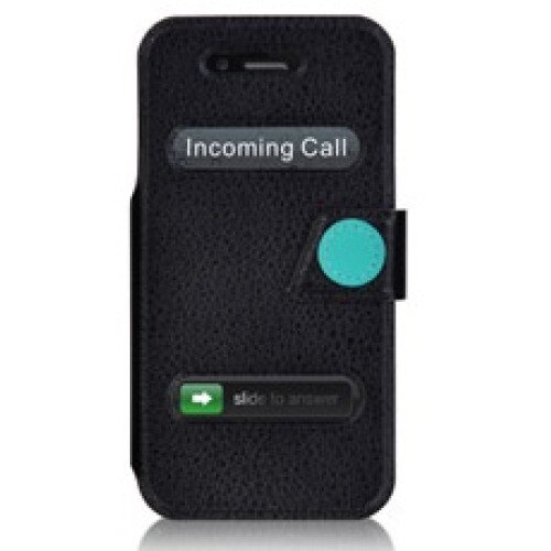 LUXA2 Lille iPhone 4S Case - Black - Embossed Pattern