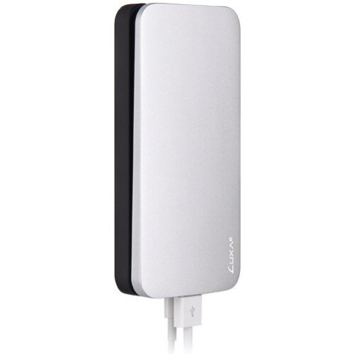 LUXA2 P3 2500mAh Power Bank with Snap-On Case for iPhone 5 - Silver