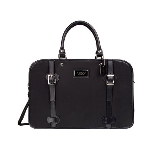 LUXA2 Voyage Leather Carry All Bag - Black