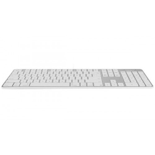 Macally 104 key Aluminum Ultra Slim USB Wired Keyboard for Mac