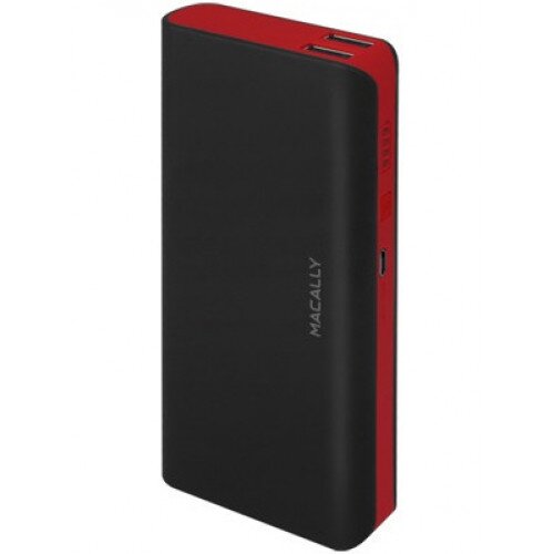Macally 13000mAh Multi-Device Dual USB Quick Charging Portable Battery for Smartphones and Tablets