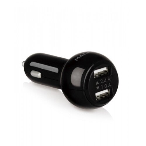 Macally 17 Watt Dual Port USB Car Charger
