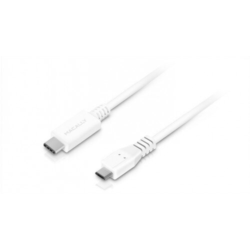 Macally 3FT USB-C to Micro USB cables to Connect Smartphone/Tablets