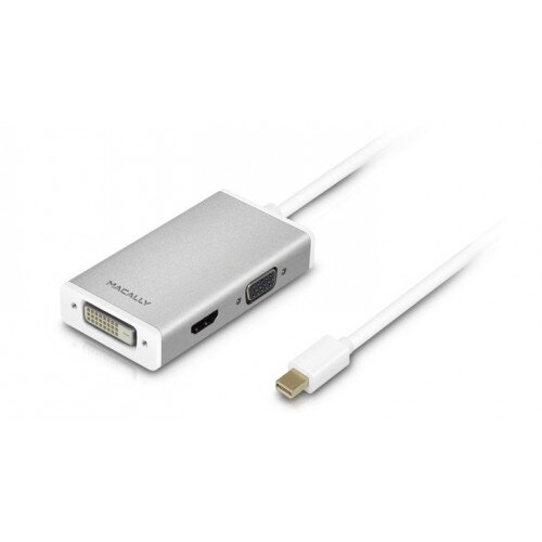 Macally Aluminum Mini Displayport to Monitor, HDTV, or Projector for Mac
