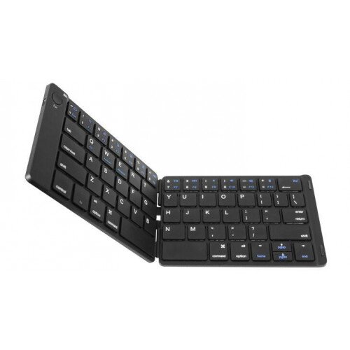 Macally Foldable Bluetooth Keyboard for Tablets, Smartphones, Mac and PC