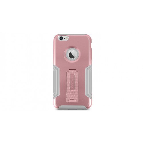 Macally Hardshell Case with Stand for iPhone 6/6s - Rose Gold