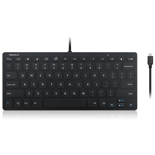 Macally Micro USB Wired Keyboard