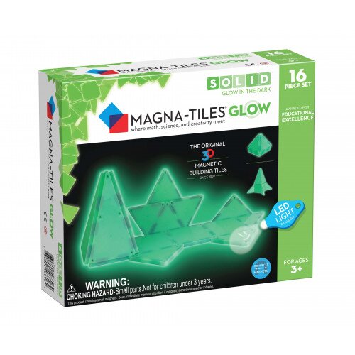 Magna Tiles Glow in the Dark 16-Piece Set