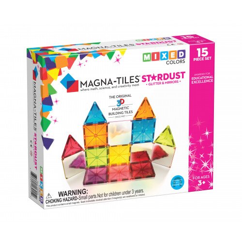 Magna Tiles Stardust 15-Piece Set