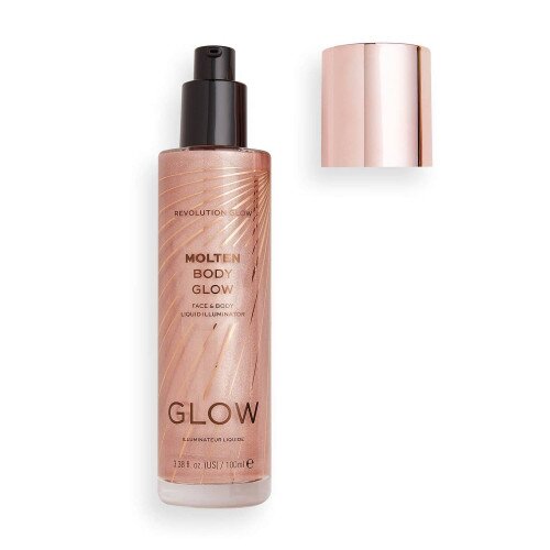 Makeup Revolution Glow Molten Body Liquid Illuminator - Rose Gold