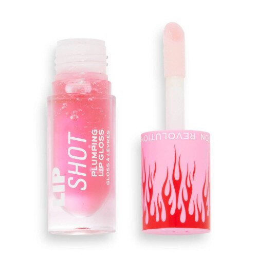 Makeup Revolution Hot Shot Lip Flame Plumping Gloss - Pink Heat