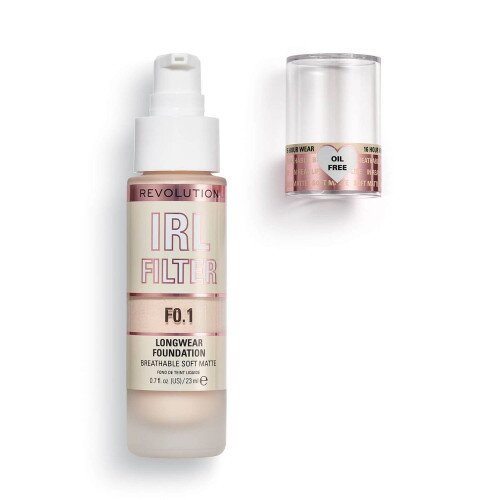Makeup Revolution IRL Filter Longwear Foundation 23ml (Various Shades)