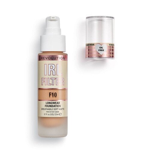 Makeup Revolution IRL Filter Longwear Foundation 23ml (Various Shades) - F10