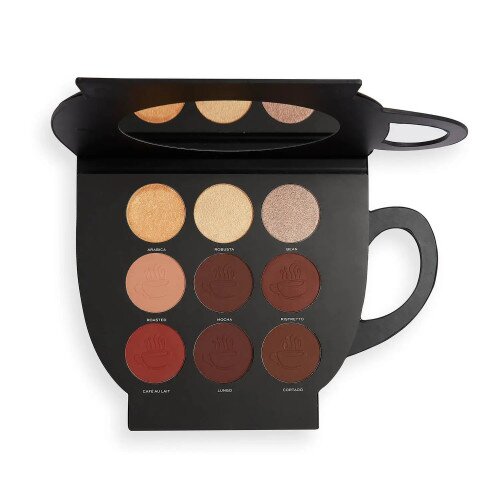 Makeup Revolution X Friends Grab a Cup Face Palette Dark to Deep