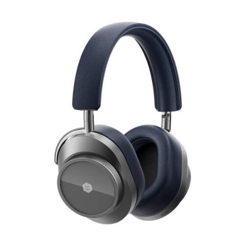 Master & Dynamic MW75 Active Noise-Cancelling Wireless Headphones - Gunmetal / Navy Leather