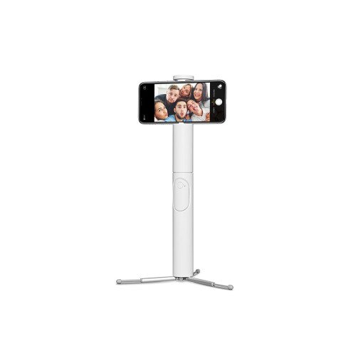 Cliquefie Max-Aluminum Selfie Stick - White