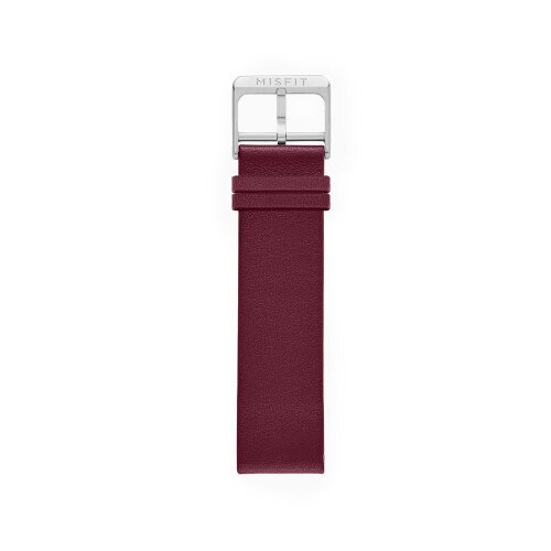 Misfit 20mm Smartwatch Strap - Bordeaux Leather Strap