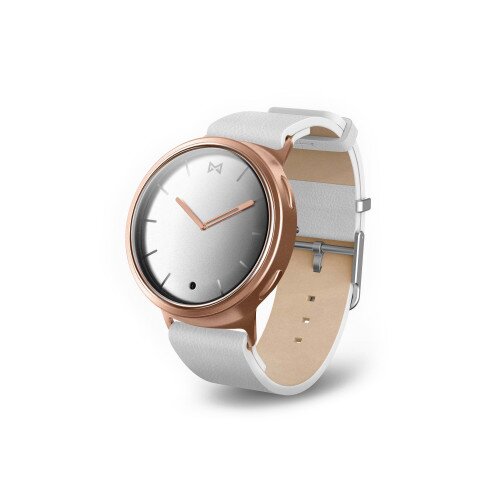 Misfit Phase Smartwatch - Rose Tone and White Leather Strap