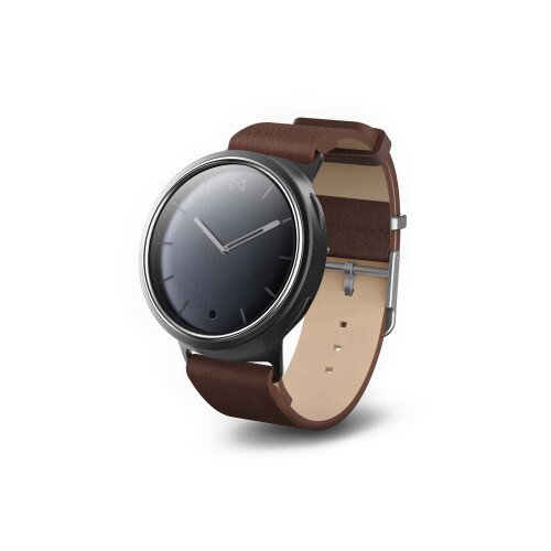 Misfit Phase Smartwatch - Midnight and Brown Leather Strap