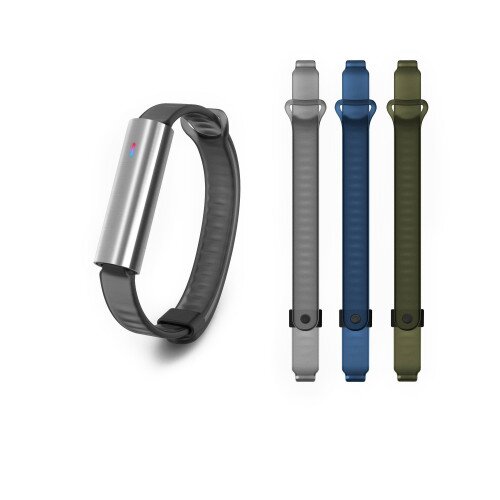 Misfit Ray + Accessory Pack Bundle - Acadia 3-Pack - Carbon Black - Black Sport Band