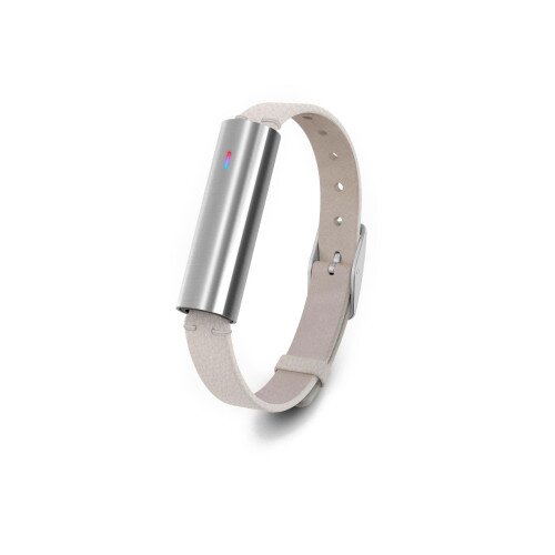 Misfit Ray Fitness + Sleep Tracker - Cream Leather Band - Stainless