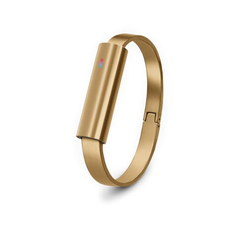 Misfit Ray Fitness + Sleep Tracker - Gold Tone Bangle (Fits up to 6.75” Wrists) - Gold Tone