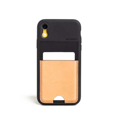 Moment iPhone XR Wallet Photo Case - Natural Leather