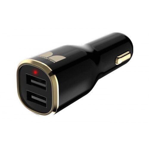 Monster Mobile iCarCharger MAX 2 - Black and Gold