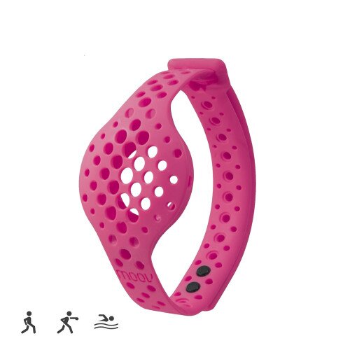 Moov Colors Band - 22.5 cm / 8.8" (Wrist) - Berry Pink - 2