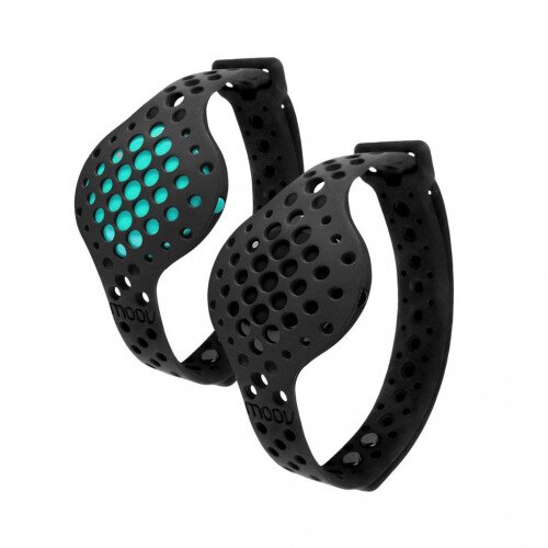 Moov Now Double - Stealth Black + Aqua Blue