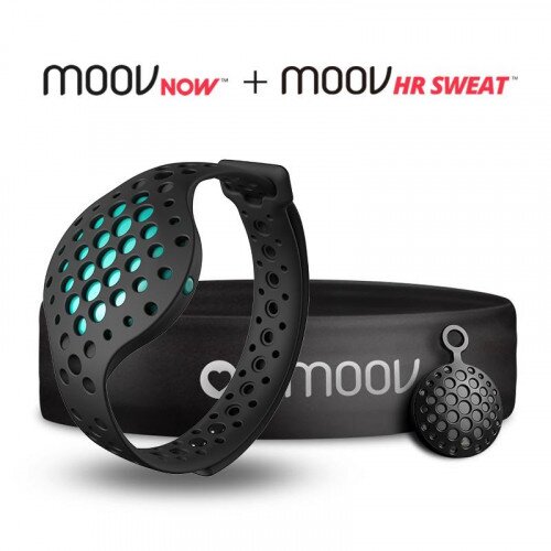 Moov Now & Moov HR Sweat Bundle - Aqua Blue