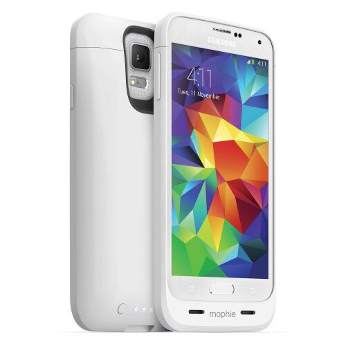 mophie juice pack for Galaxy S5 - Gloss White