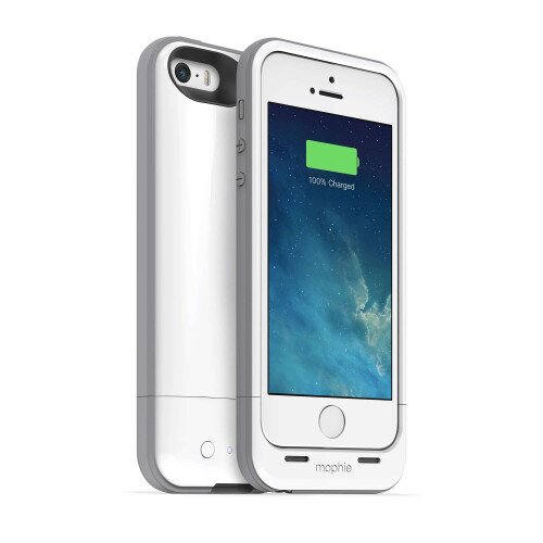 mophie juice pack plus for iPhone SE/5s/5 - White