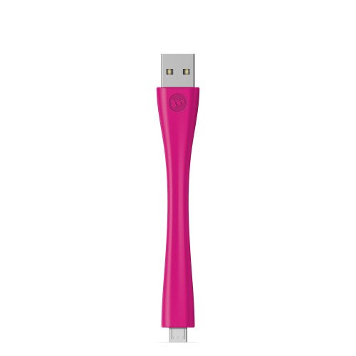 mophie memory-flex USB cable Made for Devices with micro USB - Pink