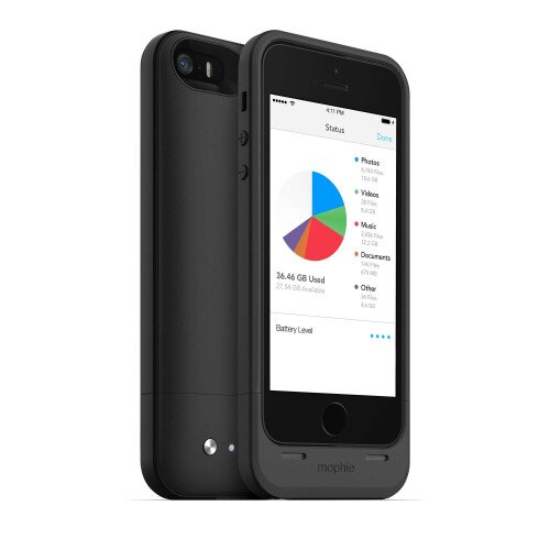 mophie space pack for iPhone SE/5s/5 - 32GB - Black