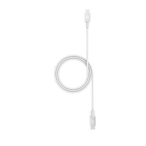 mophie USB-C Cable With Lightning Connector - White - 1.8 Meter