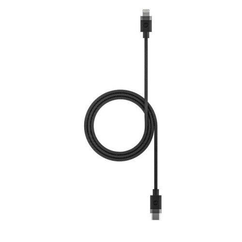 mophie USB-C Cable With Lightning Connector - Black - 1.0 Meter