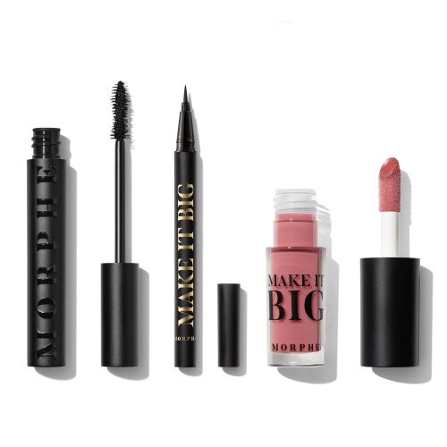 Morphe Make It Big Mascara, Eyeliner & Lip Trio
