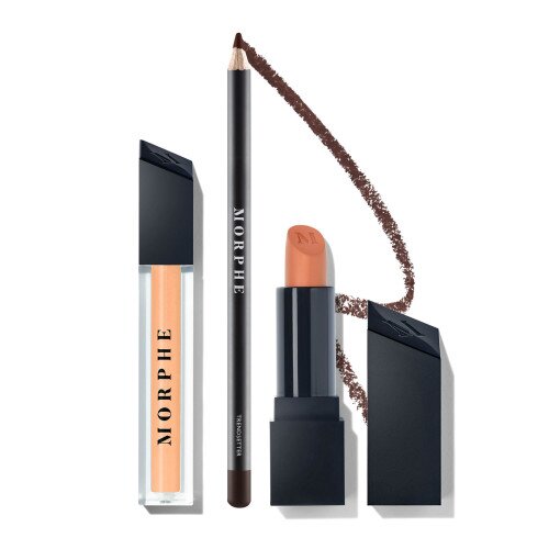 Morphe Out & A Pout Lip Trio - Caramel Nude
