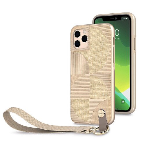 Moshi Altra Case with Detachable Wrist Strap for iPhone 11 Pro - Beige - 2