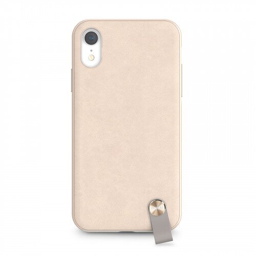 Moshi Altra Slim Hardshell Case With Strap for iPhone XR - Savanna Beige