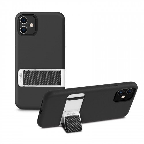 Moshi Capto Slim Case with MultiStrap for iPhone 11 - Mulberry Black
