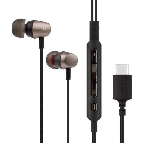 Moshi Mythro C USB Type-C Earphones - Gunmetal Gray