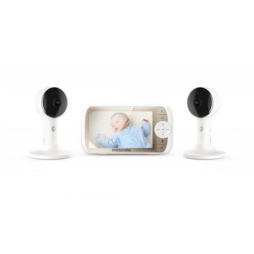 Motorola Lux65-2Connect 5" Full Hd Wi-fi Video Twin Set Baby Monitor