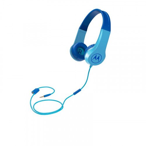 Motorola Squads 200 On-Ear Wired Headphones - Blue