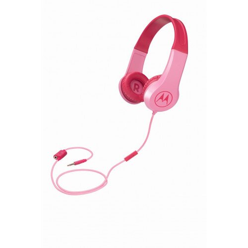 Motorola Squads 200 On-Ear Wired Headphones - Pink