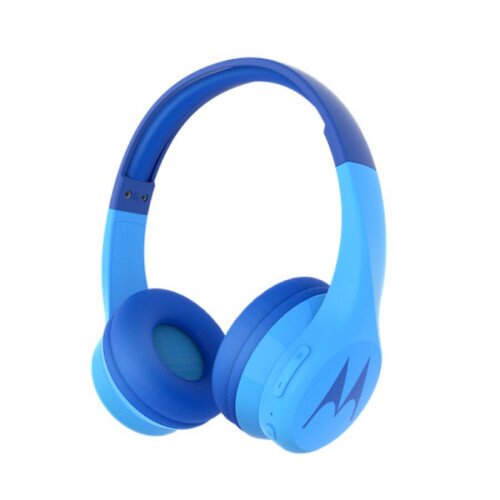Motorola Squads 300 Kids Over-Ear Wireless Headphones - Blue