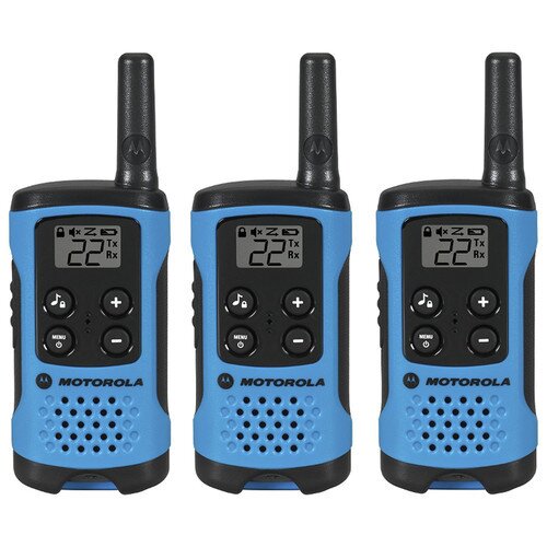 Motorola Talkabout T100 Two-Way Radio - 3-Pack