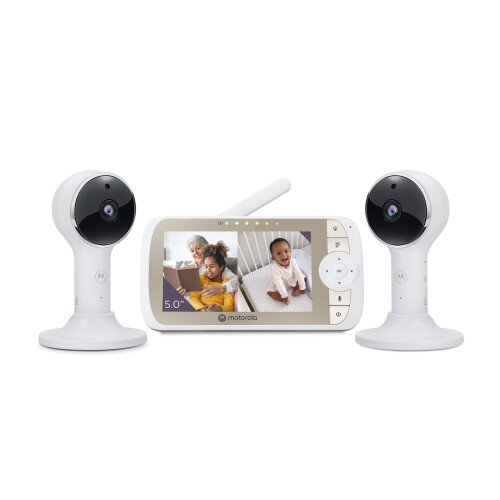 Motorola VM65 Connect 5.0” Full HD Wi-Fi Video Baby Monitor - Two Camera Set
