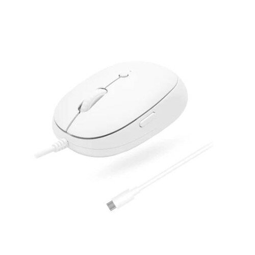 Macally Wired USB C Mouse For Mac With Back Button